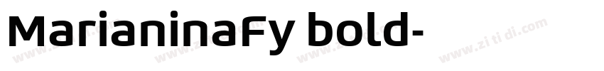 MarianinaFy bold字体转换 MarianinaFy bold字体转换